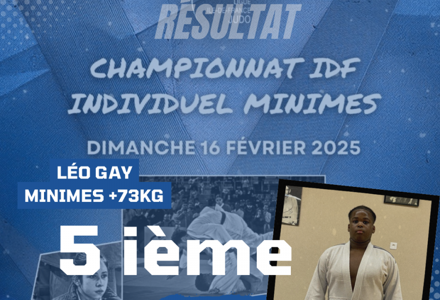 Léo qualifié au championnat de France Minimes 2025